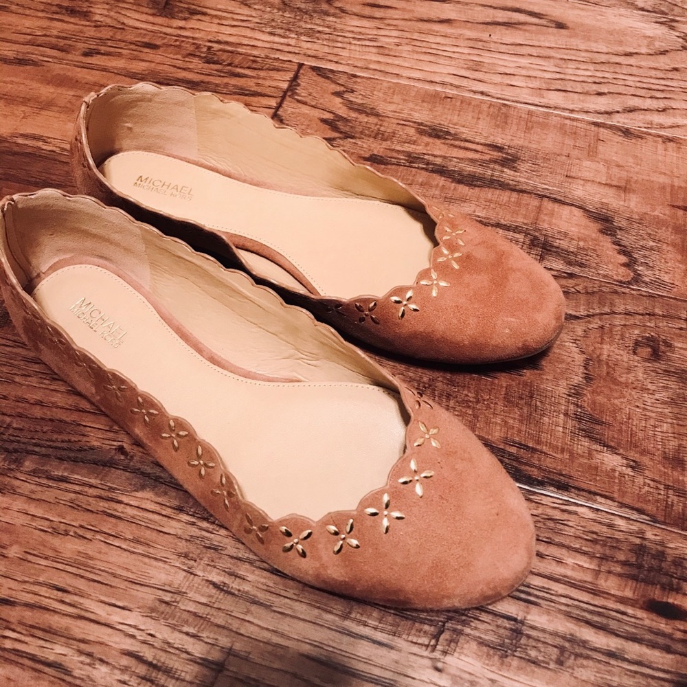 Michael Kors suede ballet flat